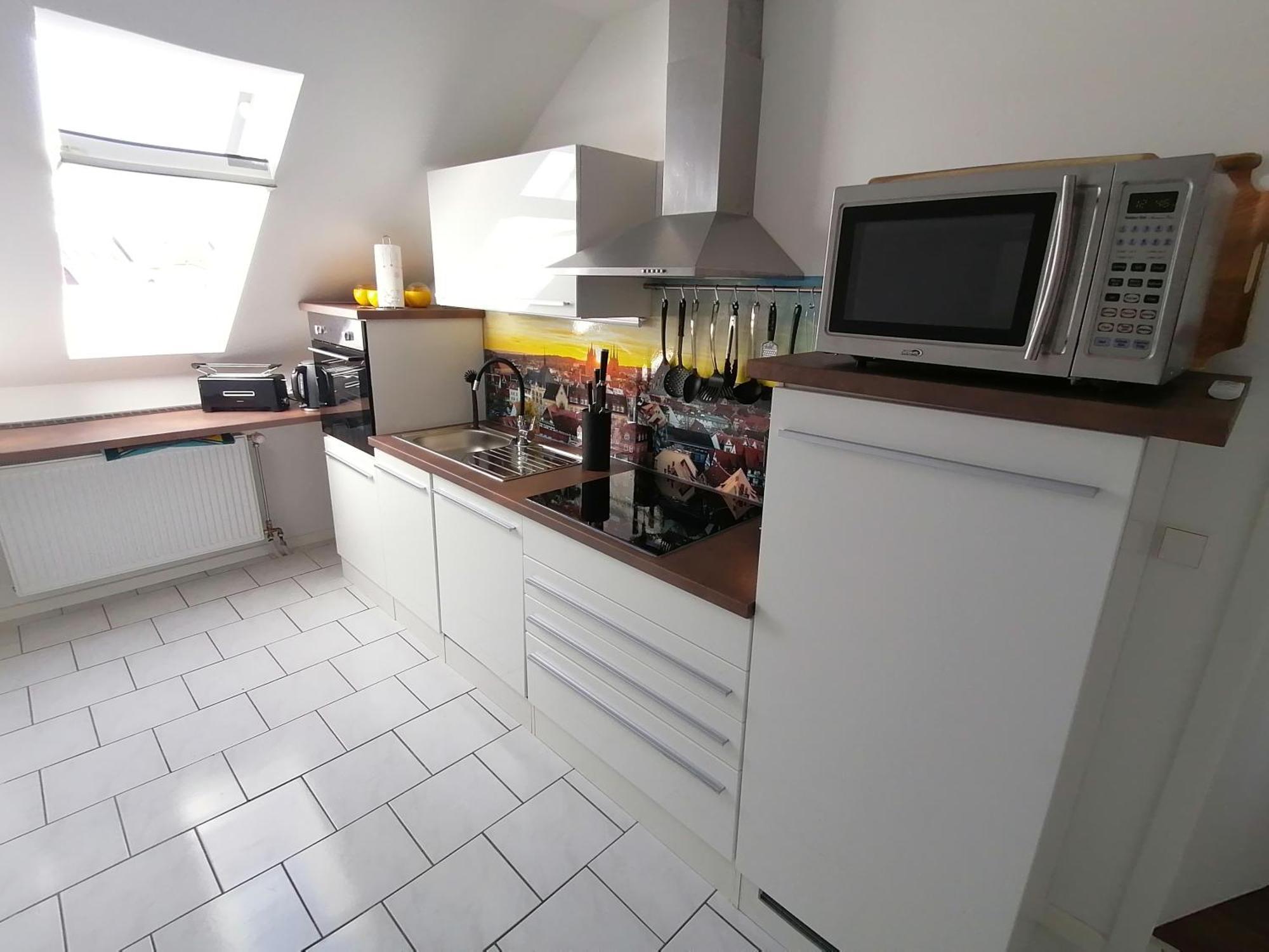 Auszeit2 Erfurt - Stilvolle Dachwohnung Mit Parkplatz - Zentrumsnah Extérieur photo